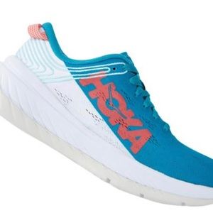 Hoka One One Women's Carbon X - 6.5 / Caribbean Sea & White.